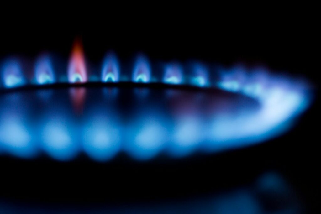 Gas flame